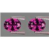 Image 1 : Natural Pinkish Purple Rhodolite Garnet Pair 7x5 MM