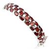 Image 1 : Natural Mozambique Garnet Green Emerald Bangle