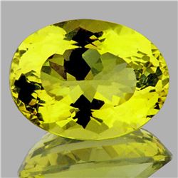 Natural  Green Gold Lemon Quartz 16 x 13 MM - VVS