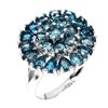 Image 2 : Natural Stunning London Blue Topaz Ring