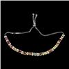 Image 2 : Natural Fancy Colors Sapphire 46.96 Ct Bracelet