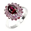Image 2 : Natural  Rhodolite Garnet Ring