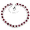 Image 1 : Natural Pigeon Blood Red Ruby Bracelet