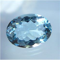 Natural Sky Blue Aquamarine 7.29 Cts {Flawless-VVS1)