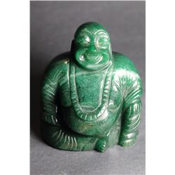 ANTIQUE MUSEUM SIZE CERTIFIED HAND CARVED JADE BUDDHA