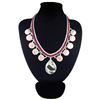 Image 1 : Natural Diamond Polished Stone Hand Made Necklace