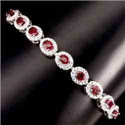 Natural Top Blood Red Ruby Bracelet