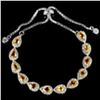 Image 1 : NATURAL AAA ORANGISH YELLOW Bracelet