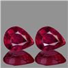Image 1 : Natural AAA Fire Red Mozambique Ruby Pair