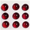 Image 1 : Natural Round Cabochon Red Mozambique Garnet 16 Pcs