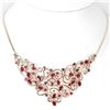 Image 1 : Natural GENUINE BLOOD RED RUBY Necklace