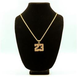 AWESOME 14 Kt. GOLD PLATED MICHAEL JORDAN PENDANT