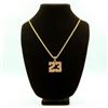 Image 1 : AWESOME 14 Kt. GOLD PLATED MICHAEL JORDAN PENDANT