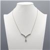 Image 1 : Dazzling 3.20 CT Blue And White Topaz Necklace