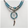 Image 3 : TURQUOISE BEAD NECKLACE AND BRACELET SET