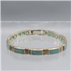 Image 3 : Navajo 18.3 Ct Natural Turquoise Inlay Bracelet