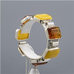 BEAUTIFUL 84 CT NATURAL AMBER BRACELET
