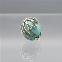 14.5 CT NATURAL SANTA  ROSA BLUE TURQUOISE RING