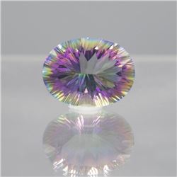 Gorgeous 16.18 Ct Certified Mystic Topaz Soliare