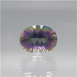 BRILLIANT VVS1 CERTIFIED 8.62 CT MYSTIC TOPAZ