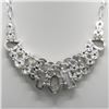 Image 3 : LUMINISCENT 235 CT NATURAL MOONSTONE NECKLACE