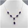 Image 1 : Breathtaking Huge 53 ct Natural Amethyst Necklace