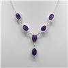 Image 2 : Breathtaking Huge 53 ct Natural Amethyst Necklace