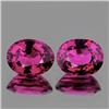 Image 1 : Natural AAA Raspberry Pink Rhodolite Garnet Pair - FL