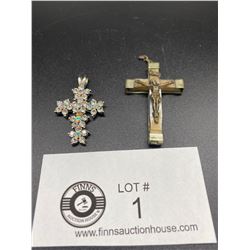 2 Crosses. 1 From Lourdes In France
