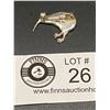Image 2 : Sterling and Paua Shell Kiwi Bird Pin