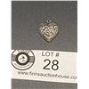 Image 1 : Nicely Detailed Sterling Heart Pendant
