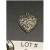 Image 2 : Nicely Detailed Sterling Heart Pendant