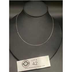 A Fine Sterling Silver Necklace
