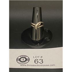 Heavy Sterling Cross Ring