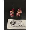 Image 2 : Pair of Signed " Garnts" 1950's Rhinestone Earrings