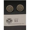 Image 1 : Pair of Silver Metal Signed " Napier" Earrings