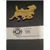Image 2 : Nice Gold Plated Ram Brooch Signed Richilieu