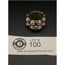 .925 Silver Heavy Band Style Ring