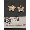 Image 2 : Sterling Silver Star Earrings