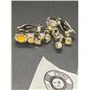Image 2 : 3 Good Quality Pre 1950's Rhinestone Earrings