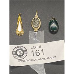 3 Vintage Pendants