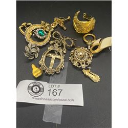Lot of Misc Costume Jewelry ( as Found)