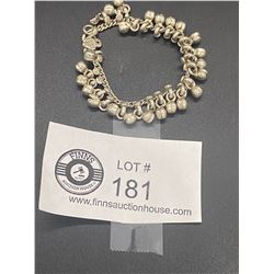 An Indian Silver Hallmarked Baby Bead Bracelet