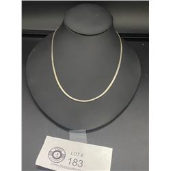 Nice Quality Italian Herringbone Sterling Necklace