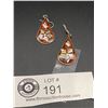 Image 1 : Nice Pair Mexian Inlaid Shell Earrings
