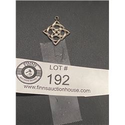 Celtic Sterling Silver Knot Pendant