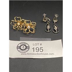 2 Pairs of Signed " Coro" Earrings