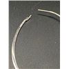 Image 2 : Pair of Large Sterling Silber Hoop Earrings. 1 Needs a New Clasp
