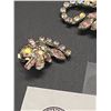Image 3 : 1950's Rhinestone Brooch and Earrings