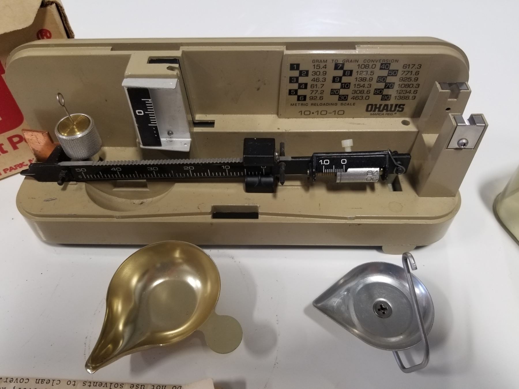 Vintage Gun Powder Reloading Scale